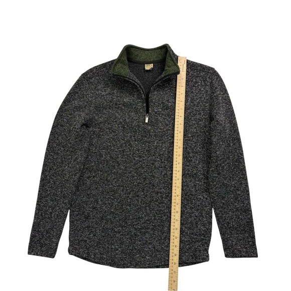 Grove & Hollow Men’s Gray 1/4 Zip Pullover Sweater | Size S - Picture 6 of 9